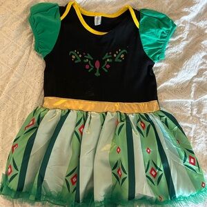 Kids Green and Black Costume Dress